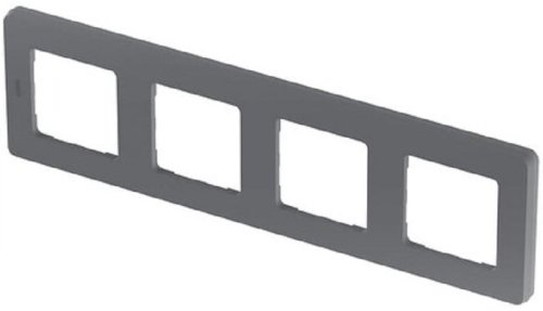 Рамка универсальная Legrand Inspiria 4-м. дымчатый картинка